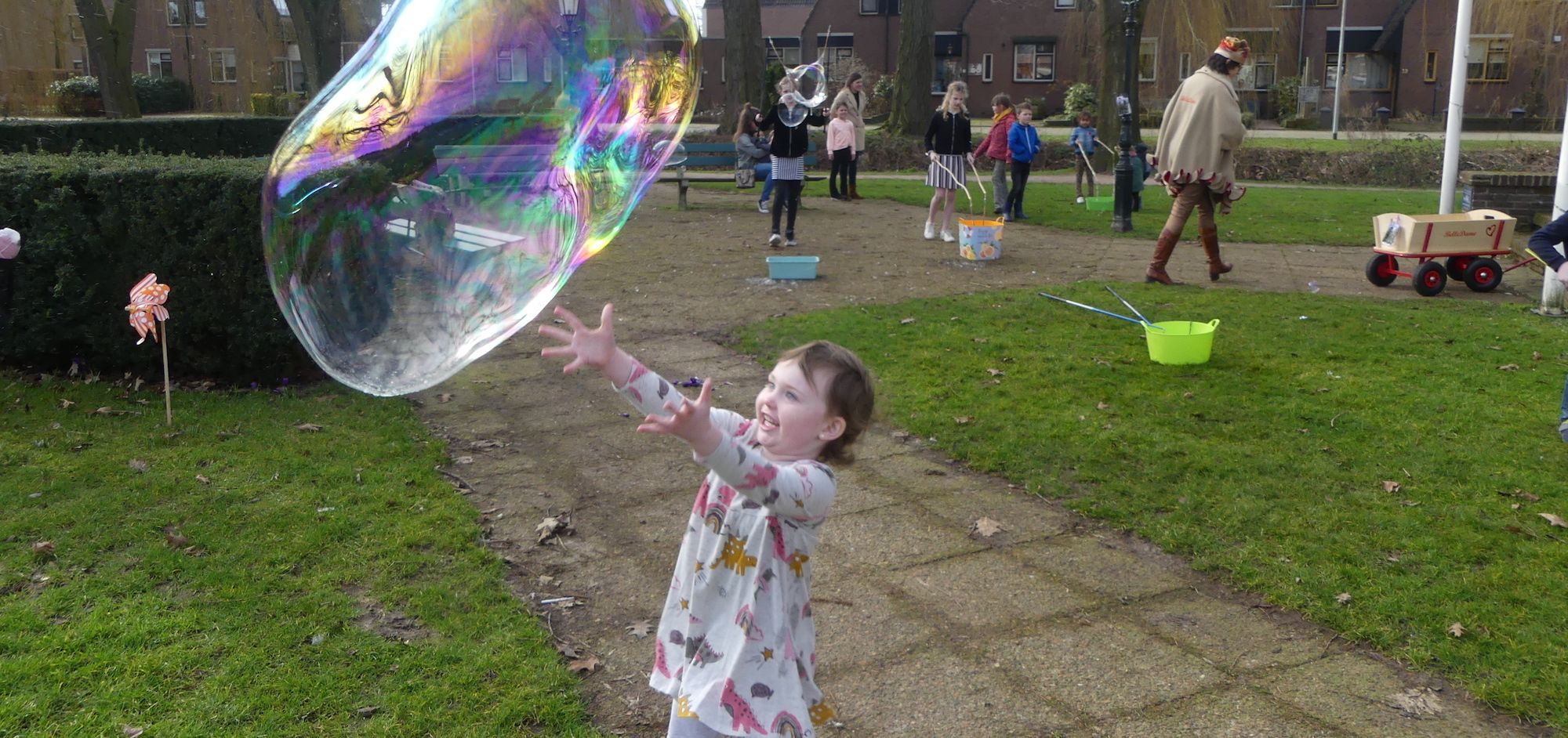 grote zeepbellen maken